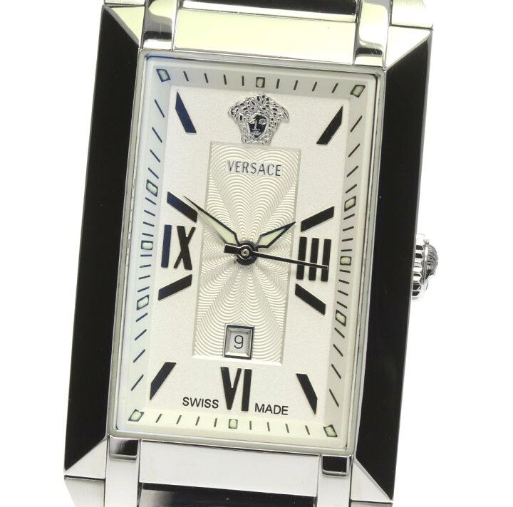 楽天市場】箱保付き【VERSACE】ヴェルサーチ デイト NLQ99 クォーツ 