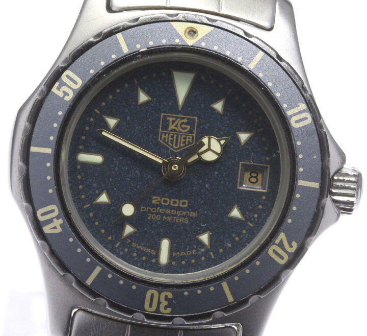 楽天市場】【TAG HEUER】タグホイヤー 2000シリーズ デイト 972.608 