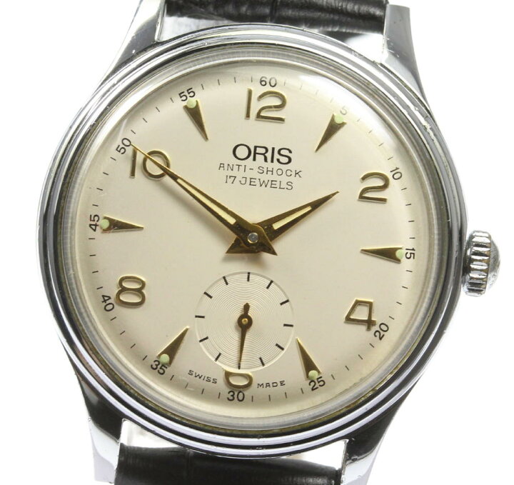 楽天市場】【ORIS】オリス スモセコ 7312 手巻き ボーイズ【中古 