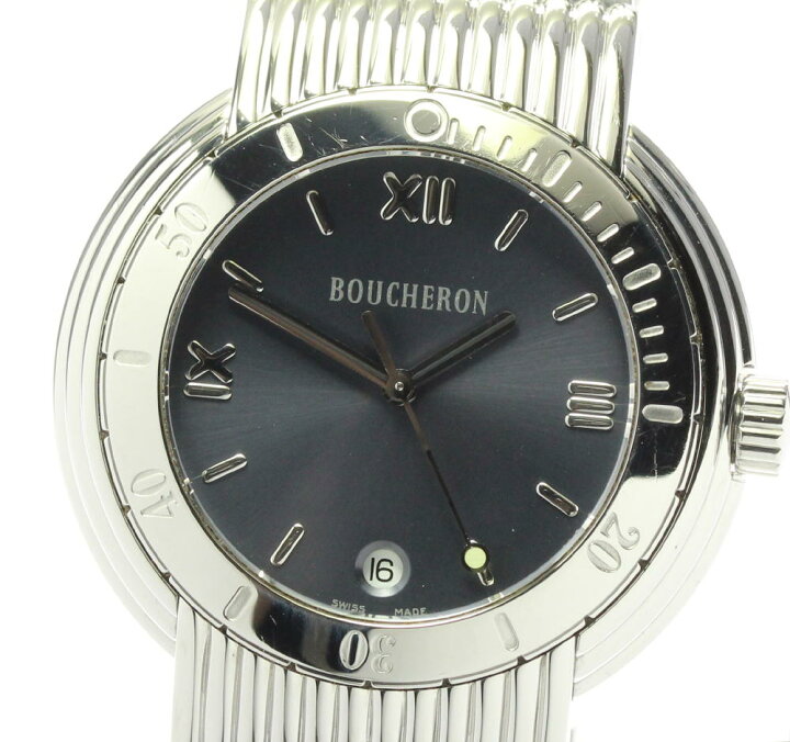 楽天市場】☆良品【Boucheron】ブシュロン リフレ デイト クォーツ  