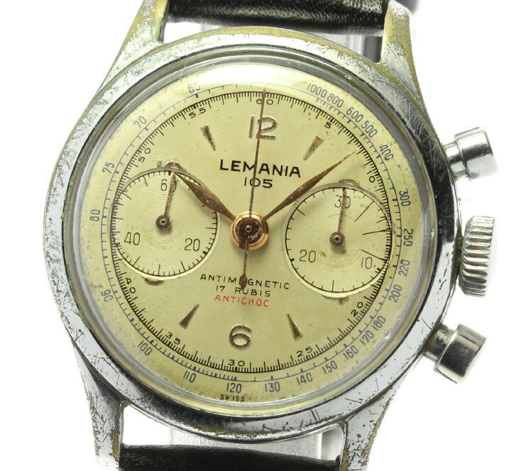 楽天市場】【LEMANIA】レマニア 105 Cal.1275 クロノグラフ 手巻き 