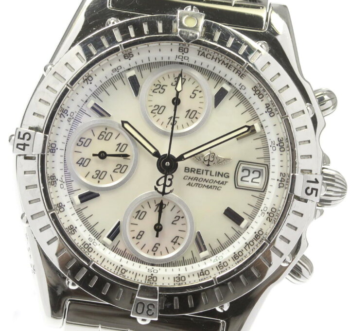 楽天市場】【BREITLING】ブライトリング クロノマット デイト A13350  