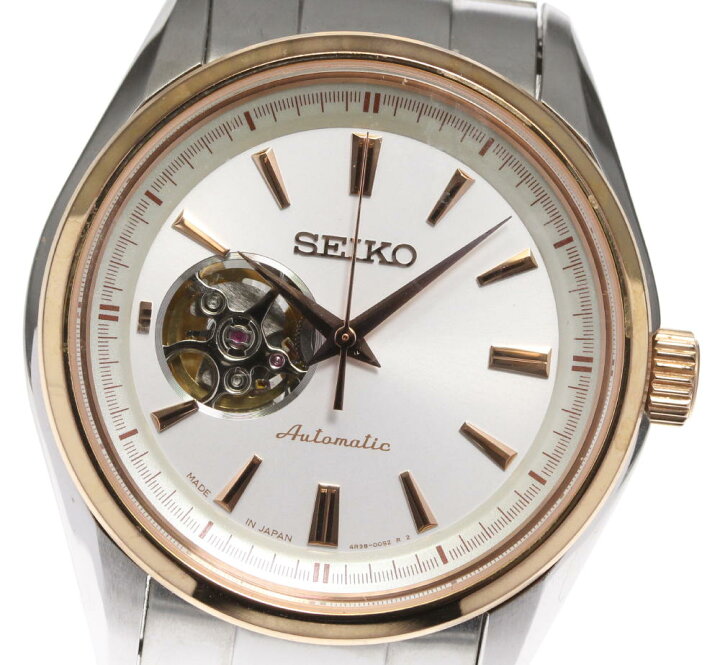 楽天市場】☆良品【SEIKO】セイコー プレサージュ シースルーバック 