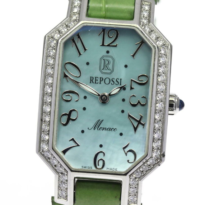 楽天市場】【REPOSSI】レポシ サイドダイヤ R2SQ クォーツ レディース  