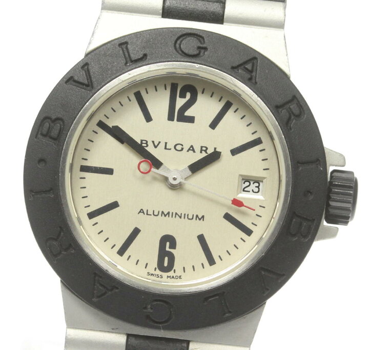 楽天市場】【BVLGARI】ブルガリ アルミニウム AL29A デイト クォーツ 