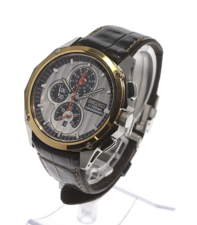 楽天市場】【SEIKO】セイコー イグニッション 1/100秒クロノグラフ 100 