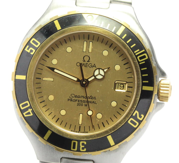 楽天市場】【OMEGA】オメガ シーマスター200 デイト YGベゼル クォーツ  