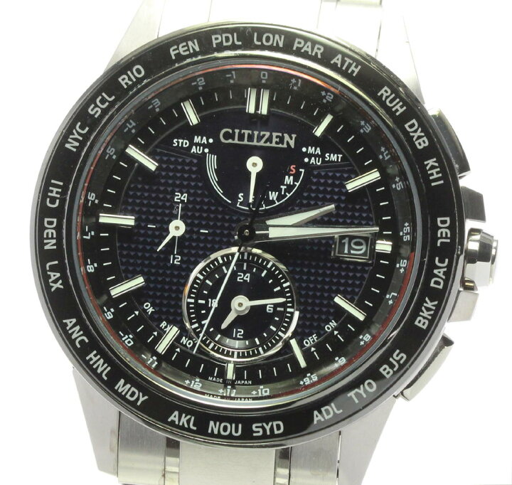 楽天市場】【CITIZEN】シチズン アテッサ H820-T020682 AT9044-51E 