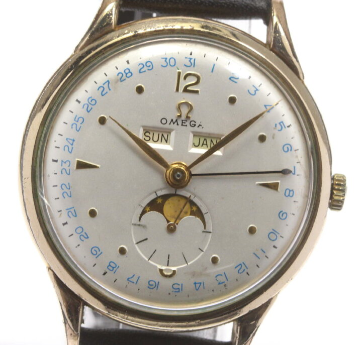楽天市場】【OMEGA】オメガ リダンダイアル トリプルカレンダー ムーン 