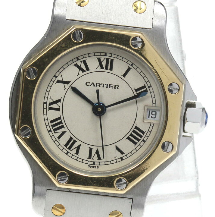 楽天市場】ベルトジャンク☆【CARTIER】カルティエ サントスオクタゴン 