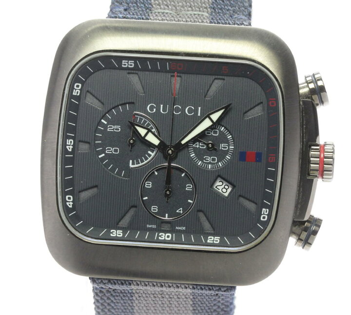 楽天市場】【GUCCI】グッチ クーペ クロノグラフ 131.2 クォーツ 