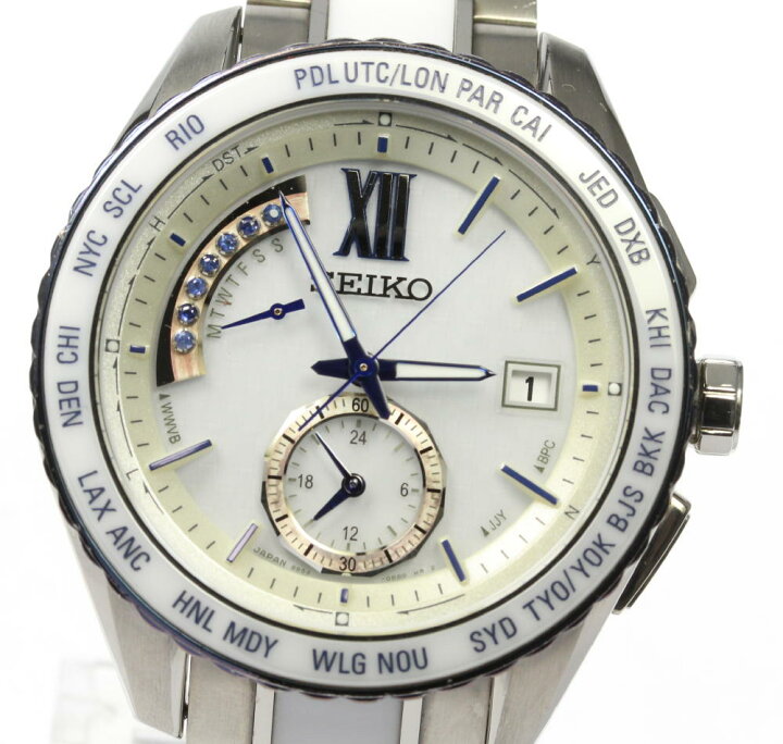 楽天市場】箱付き 【SEIKO】セイコー ブライツ ヨコハマ限定 デイト  