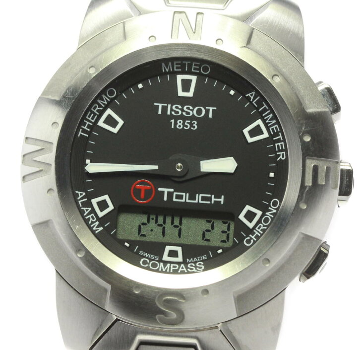 腕時計 TISSOT ティソ T-Touch Z252/352 チタン デジアナ 時計｜腕時計 