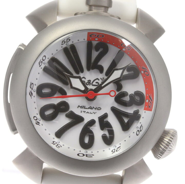 楽天市場】良品☆保証書付き【GaGa MILANO】ガガミラノ ダイビング48MM 