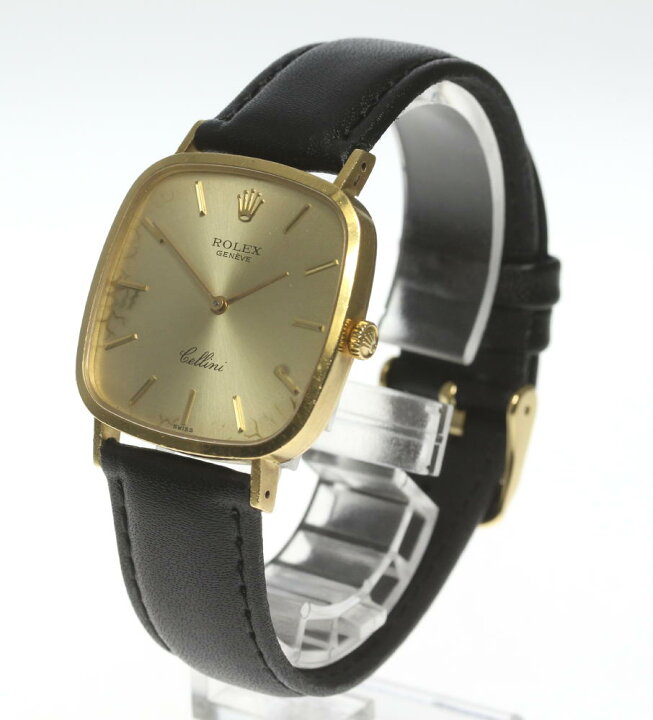 楽天市場】【ROLEX】ロレックス チェリーニ K18YG cal.1600 スクエア  