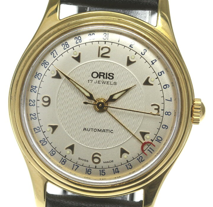 楽天市場】【ORIS】オリス ポインターデイト 裏スケ 7403-40 自動巻き 