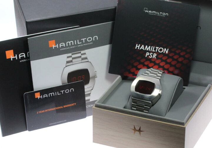 楽天市場】箱保付き ☆美品【HAMILTON】ハミルトン PSR パルサー 50  