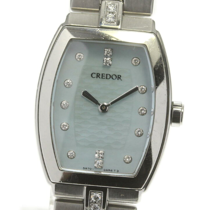 楽天市場】【SEIKO】セイコー クレドール シグノ 14Pダイヤ 5A70-0AF0  