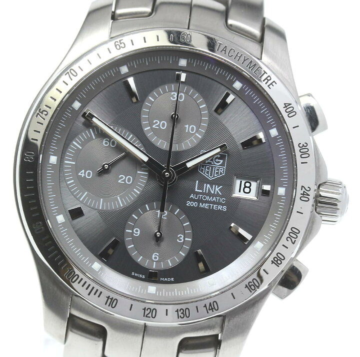 楽天市場】☆良品【TAG HEUER】タグホイヤー リンク クロノグラフ 