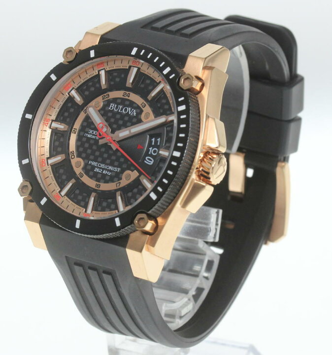 楽天市場】箱付【BULOVA】ブローバ プレシジョニスト 98B152 クォーツ 