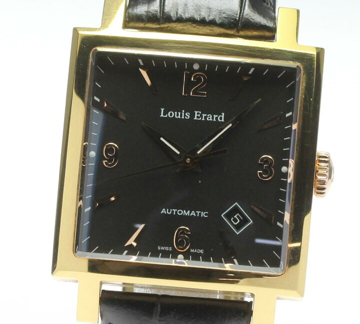 楽天市場】箱保付き ☆良品【Louis Erard】ルイ・エラール カレ デイト 