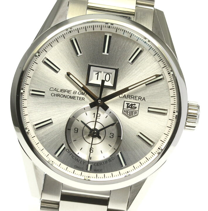 楽天市場】☆良品【TAG HEUER】タグホイヤー カレラ GMT キャリバー8  