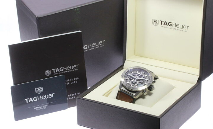 楽天市場】箱保付き 【TAG HEUER】タグホイヤー カレラ ホイヤー01  
