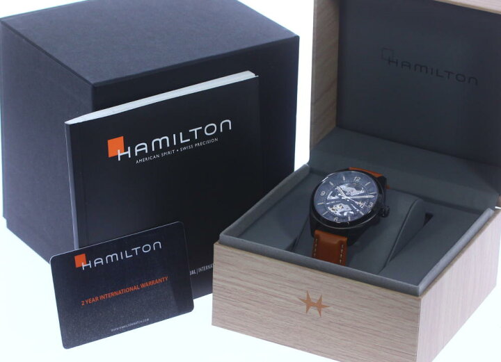 楽天市場】☆美品 箱保付 【HAMILTON】ハミルトン カーキフィールド 