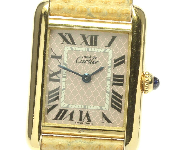 楽天市場】ベルト訳あり☆【CARTIER】カルティエ マストタンク  