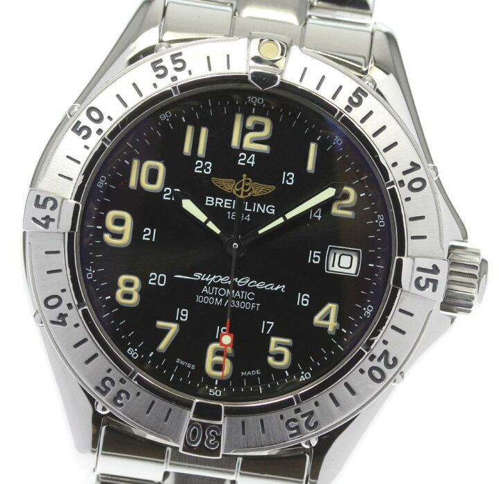 楽天市場】☆良品 箱保付【BREITLING】ブライトリング スーパー 