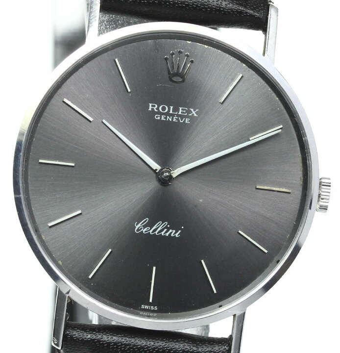 楽天市場】【ROLEX】ロレックス チェリーニ K18WG ref.3833 cal.1600  