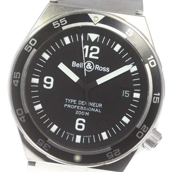 楽天市場】【Bell＆Ross】ベル＆ロス タイプデミナー デイト DEMINEUR 