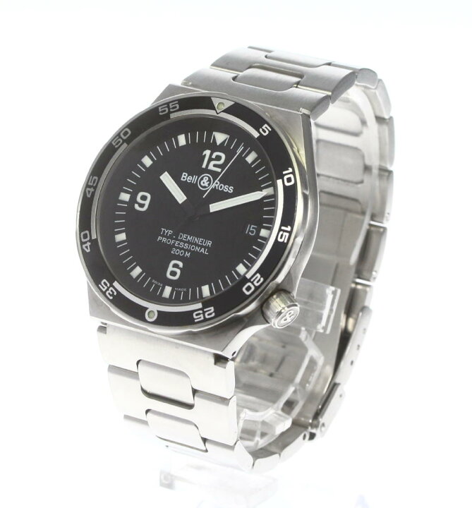 楽天市場】【Bell＆Ross】ベル＆ロス タイプデミナー デイト DEMINEUR 