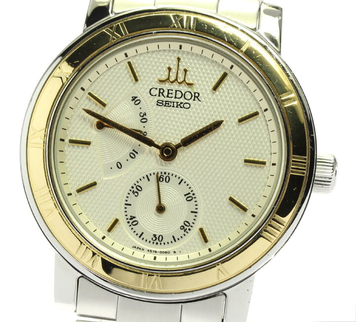 楽天市場】【SEIKO】セイコー クレドール 18YGベゼル パワーリザーブ 