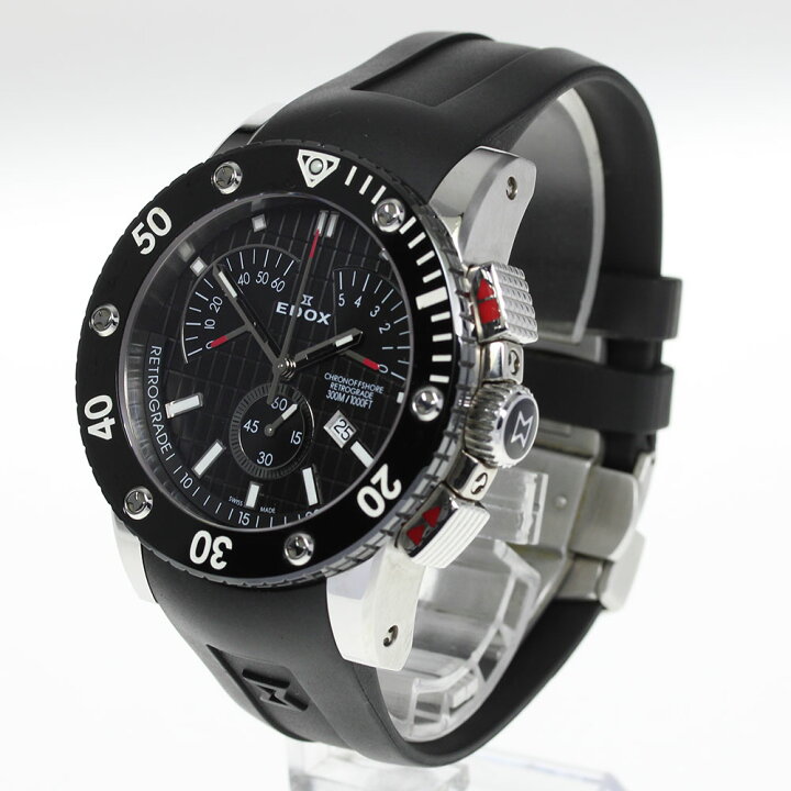 楽天市場】箱付【EDOX】エドックス クラス1 クロノオフショア 