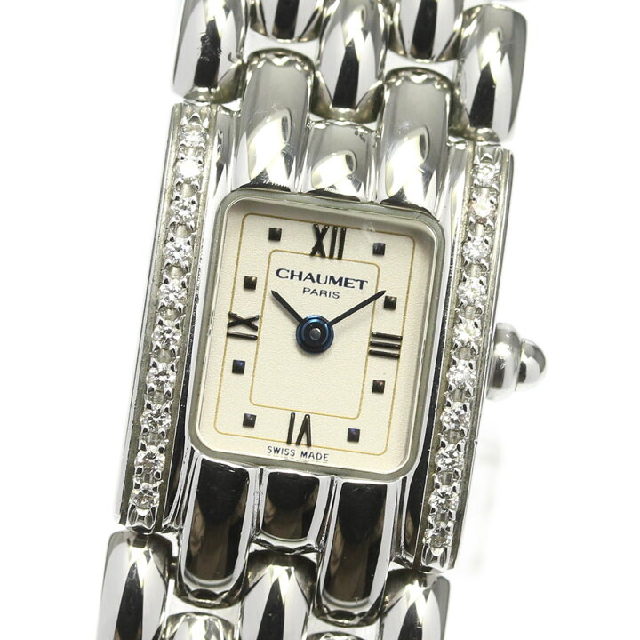 楽天市場】【Chaumet】ショーメ ケイシス サイドダイヤ クォーツ  