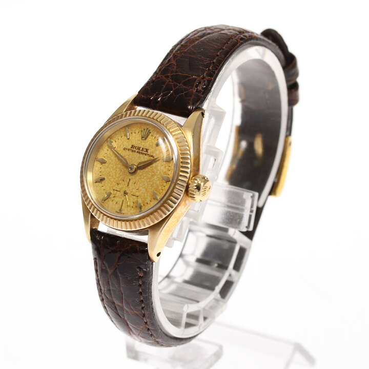 楽天市場】【ROLEX】ロレックス オイスター パーペチュアル 6509 K14YG 