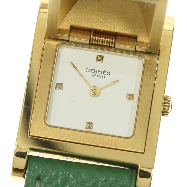 楽天市場】【HERMES】エルメス メドール クォーツ レディース【中古  