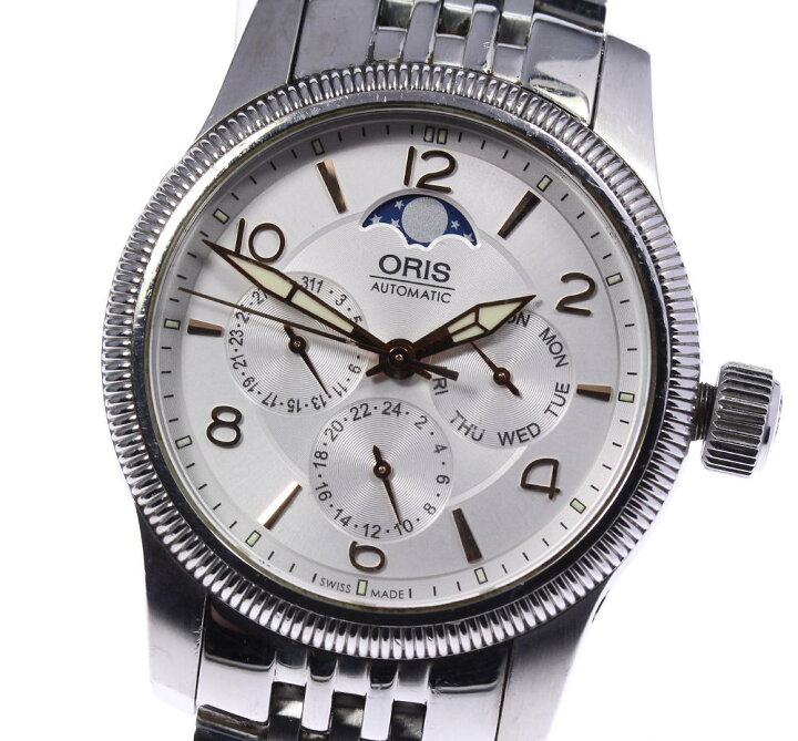 楽天市場】☆訳あり【ORIS】オリス ビッグクラウン トリプルカレンダー 