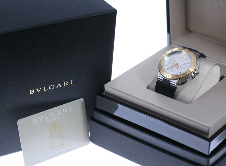 楽天市場】☆良品 箱・保証書・取説付【BVLGARI】ブルガリ ディアゴノ 