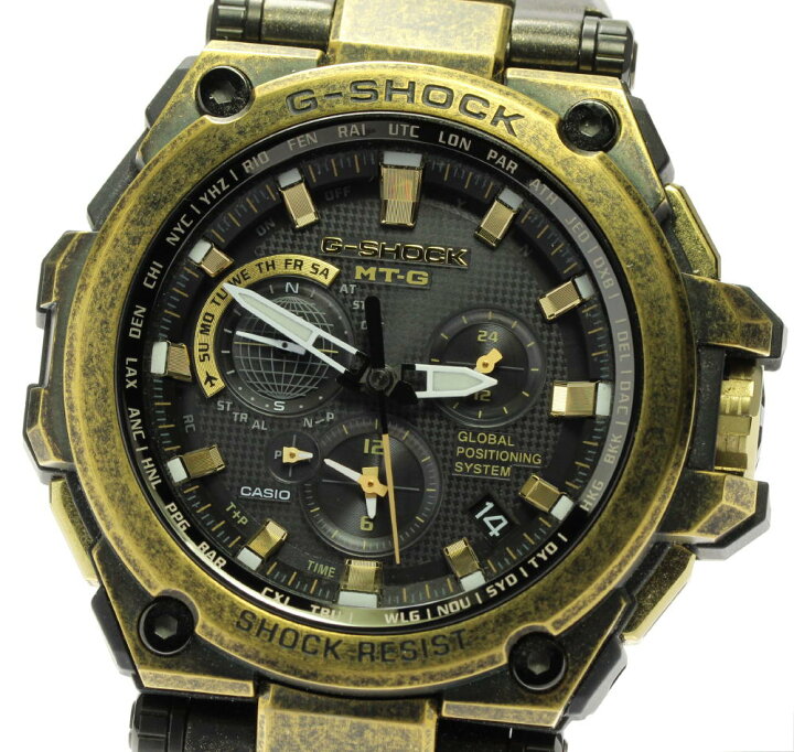 楽天市場】☆美品【CASIO】カシオ Gショック MT-G MTG-G1000BS-1AJR  