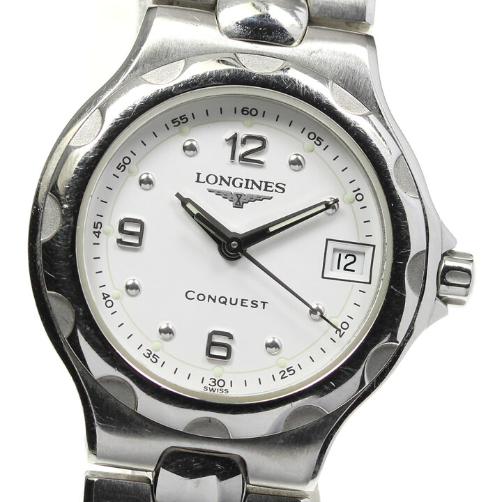 楽天市場】【LONGINES】ロンジン コンクエスト デイト L1.131.4  