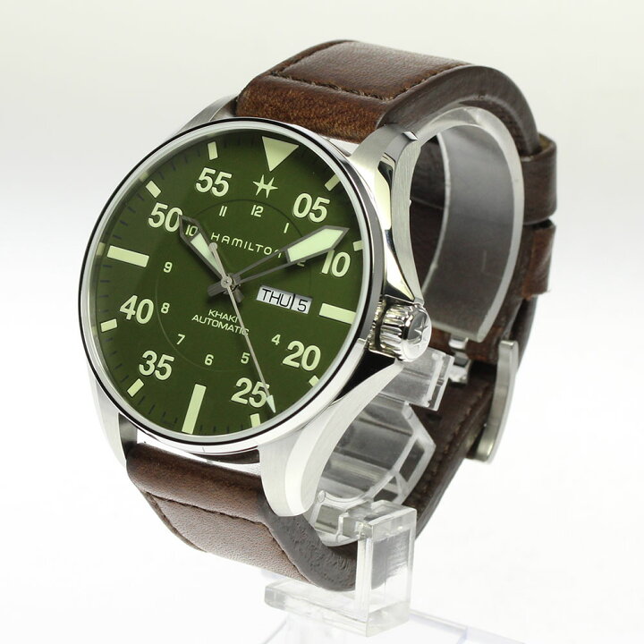 楽天市場】箱保付き ☆美品【HAMILTON】ハミルトン カーキ パイロット  