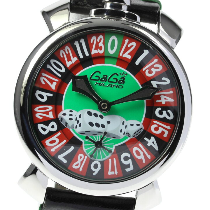 楽天市場】☆美品【GaGa MILANO】ガガミラノ マヌアーレ48MM 