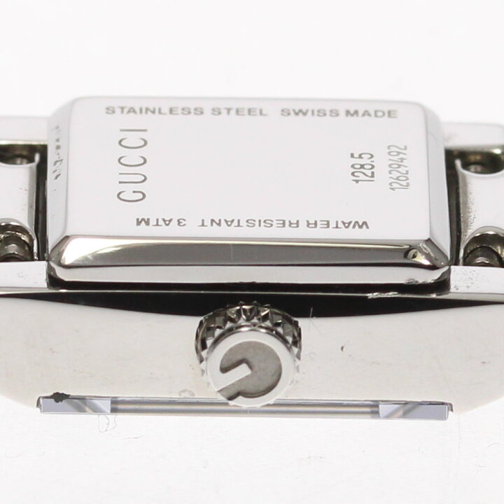 楽天市場】【GUCCI】グッチ Gフレーム ダイヤベゼル 128.5/YA128504  