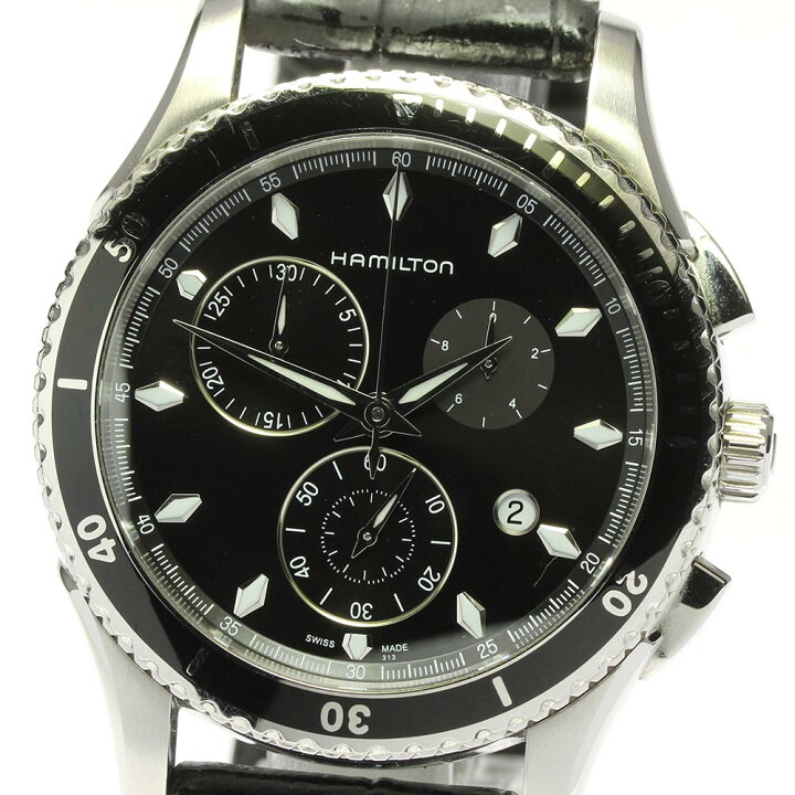 ハミルトンHAMILTON ジャズマスター H375120 クロノグラフ 