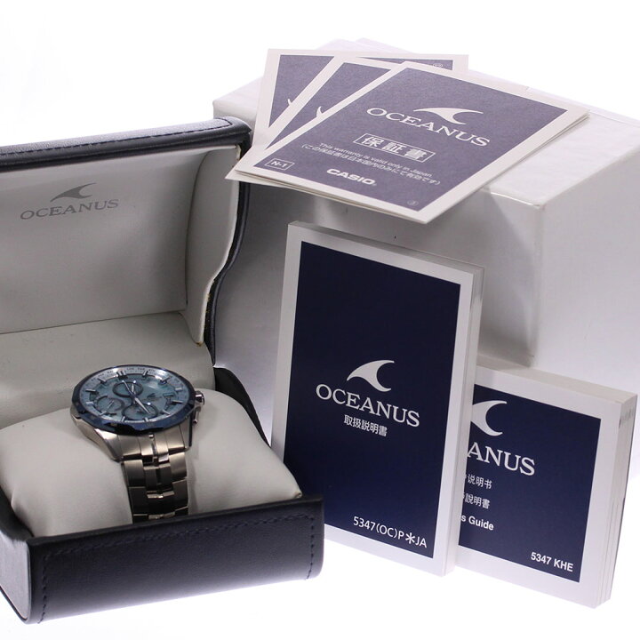楽天市場】☆良品 箱、保付き【CASIO】カシオ オシアナス マンタ OCW 