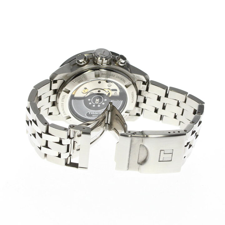 楽天市場】箱付【TISSOT】ティソ クロノグラフ T055427A 自動巻き 