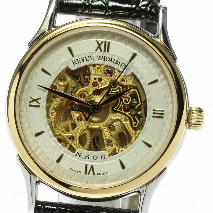 楽天市場】箱保付き ☆美品【REVUE THOMMEN】レビュートーメン  