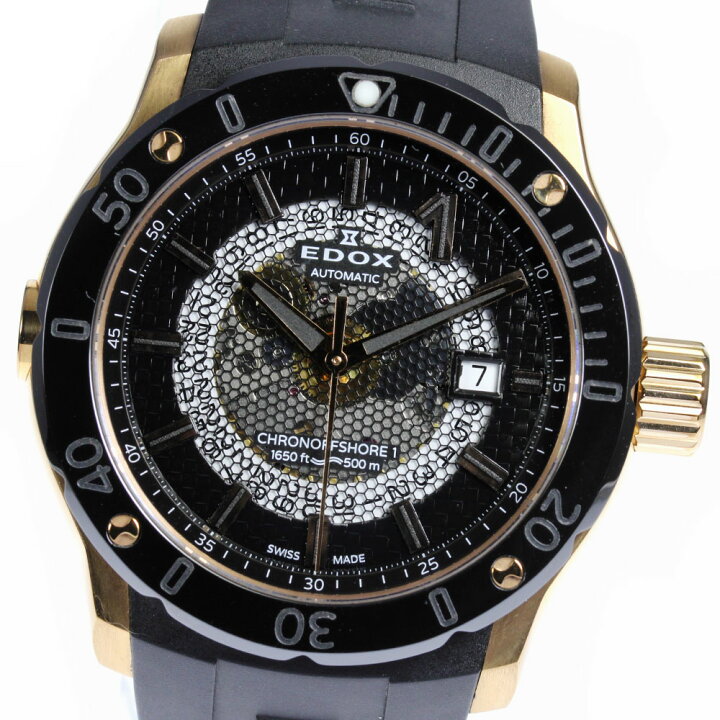 楽天市場】☆良品 箱保【EDOX】エドックス クロノオフショア1 80099 